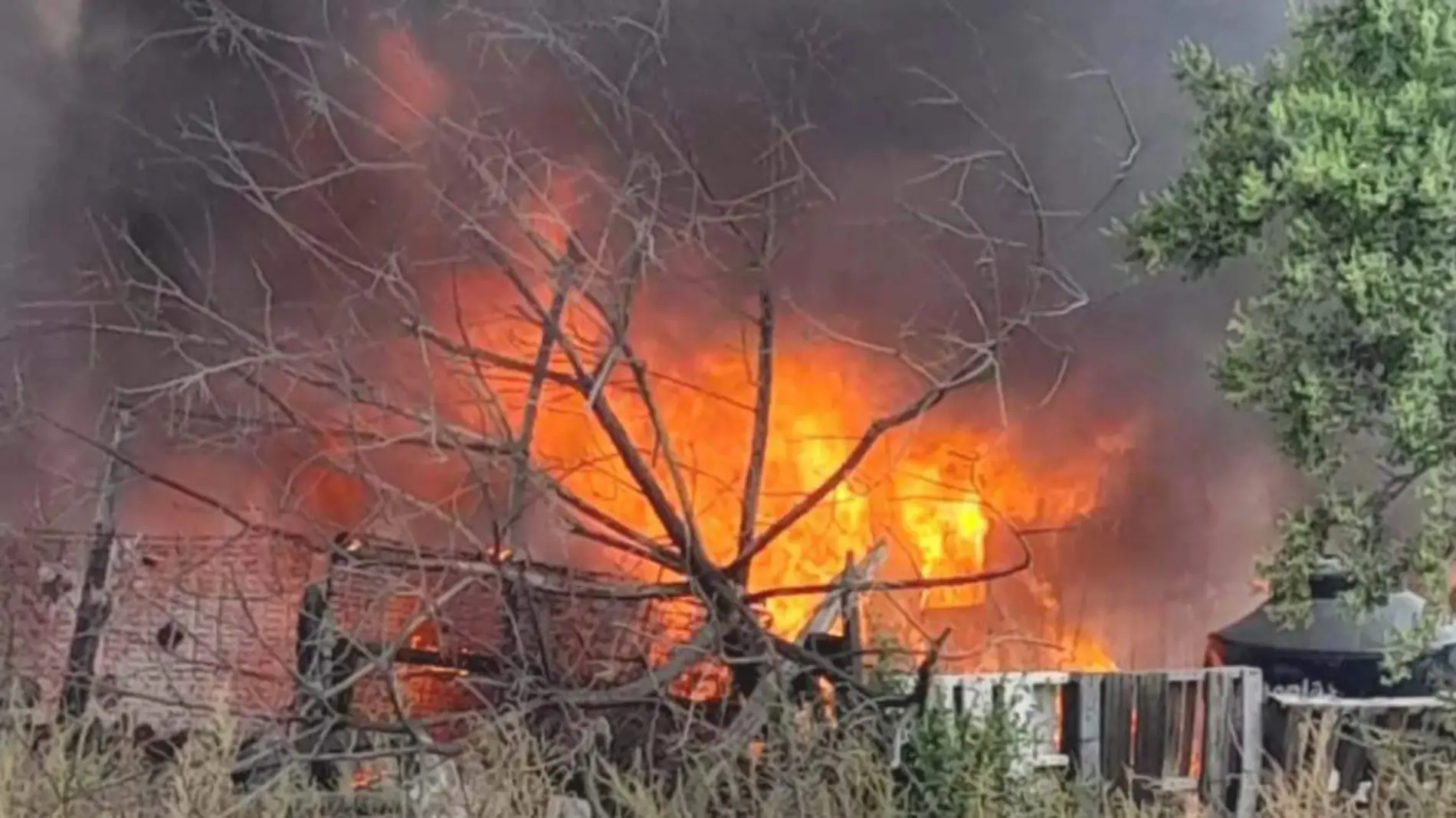 incendio de vivienda en la paz